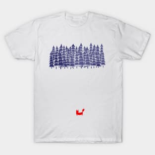 Alone in the forest T-Shirt